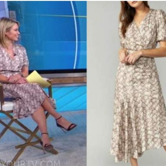 Greylin Dresses & Skirts - Greylin Womens Snake Print Asymmetrical Dress Size Small As Worn In TV